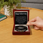 Happy Father's Day Leather Bracelet