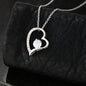 To My Girlfriend Heart Necklace