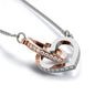 Two Hearts Bond Necklace for Grandma