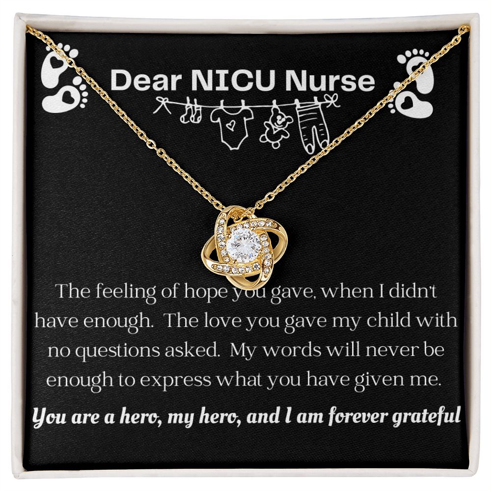Thank You NICU Nurse Necklace