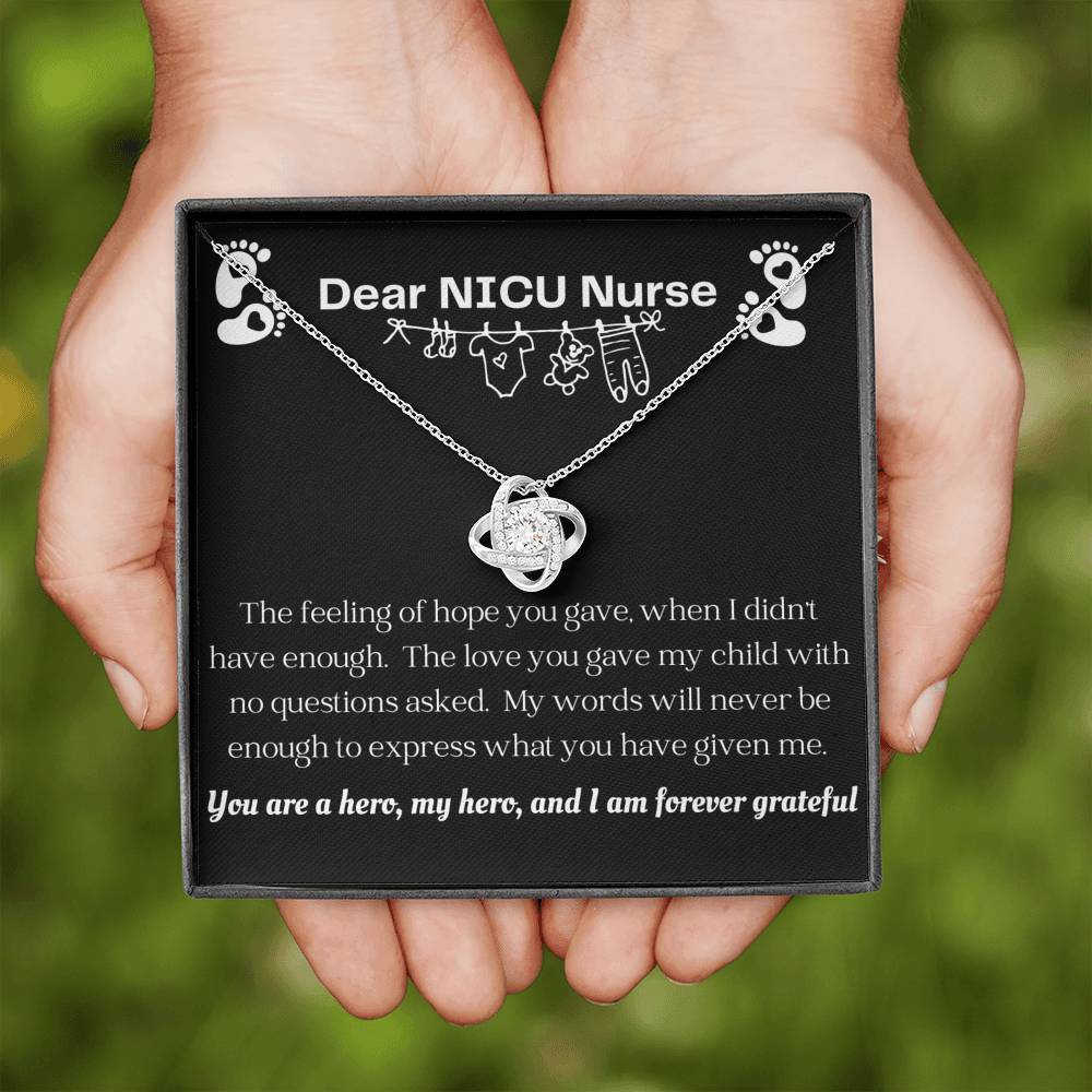 Thank You NICU Nurse Necklace